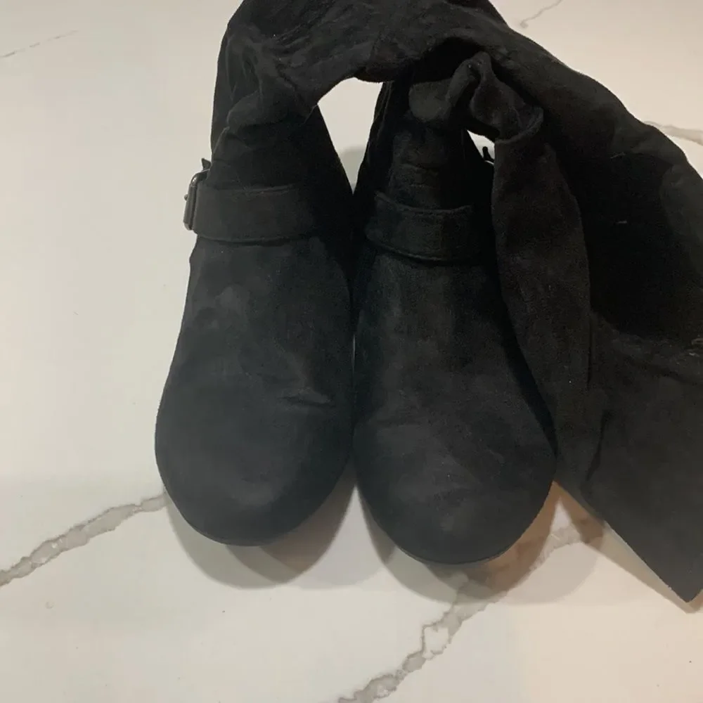 Dolce Vita | Ellaway Women’s Black Tall Suede Fashion Knee High Boots Size 7
